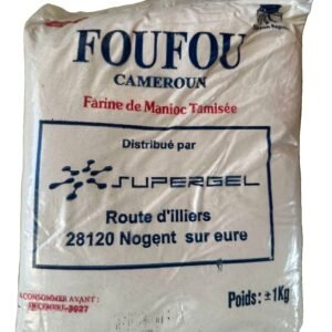 foufou manioc du cameroun 1KG