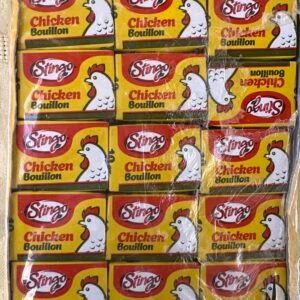 10 cube chicken bouillon de poulet en sachet.